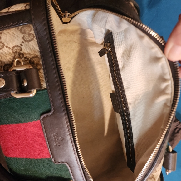 Gucci Boston GG Small Boston Leather Bag, gift paper, and a hard box. - Picture 7 of 16